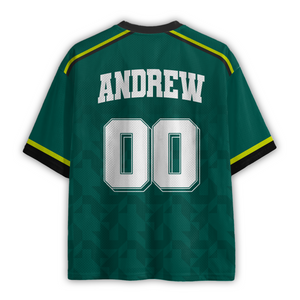 [Personalized] Martin Racing Name & Number - Mesh Football Jersey