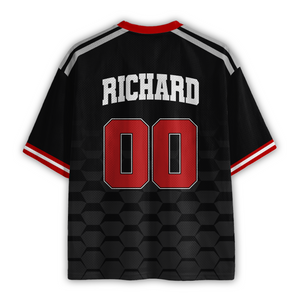[Personalized] AU Racing Name & Number - Mesh Football Jersey
