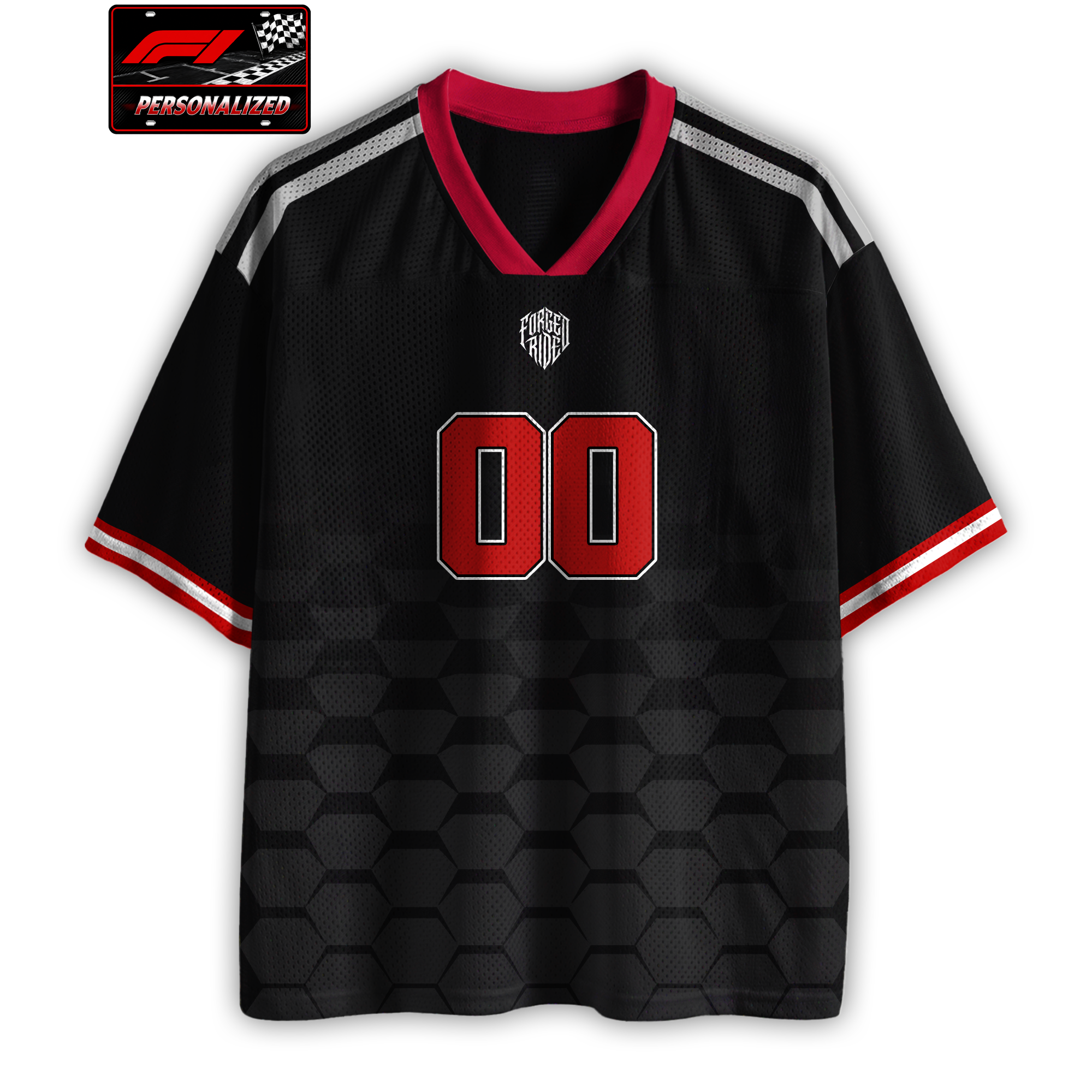 [Personalized] AU Racing Name & Number - Mesh Football Jersey