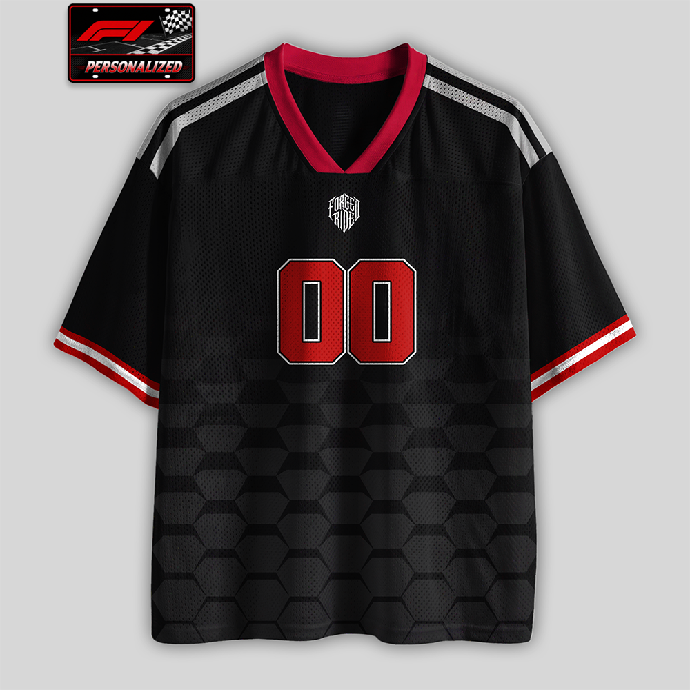 [Personalized] AU Racing Name & Number - Mesh Football Jersey