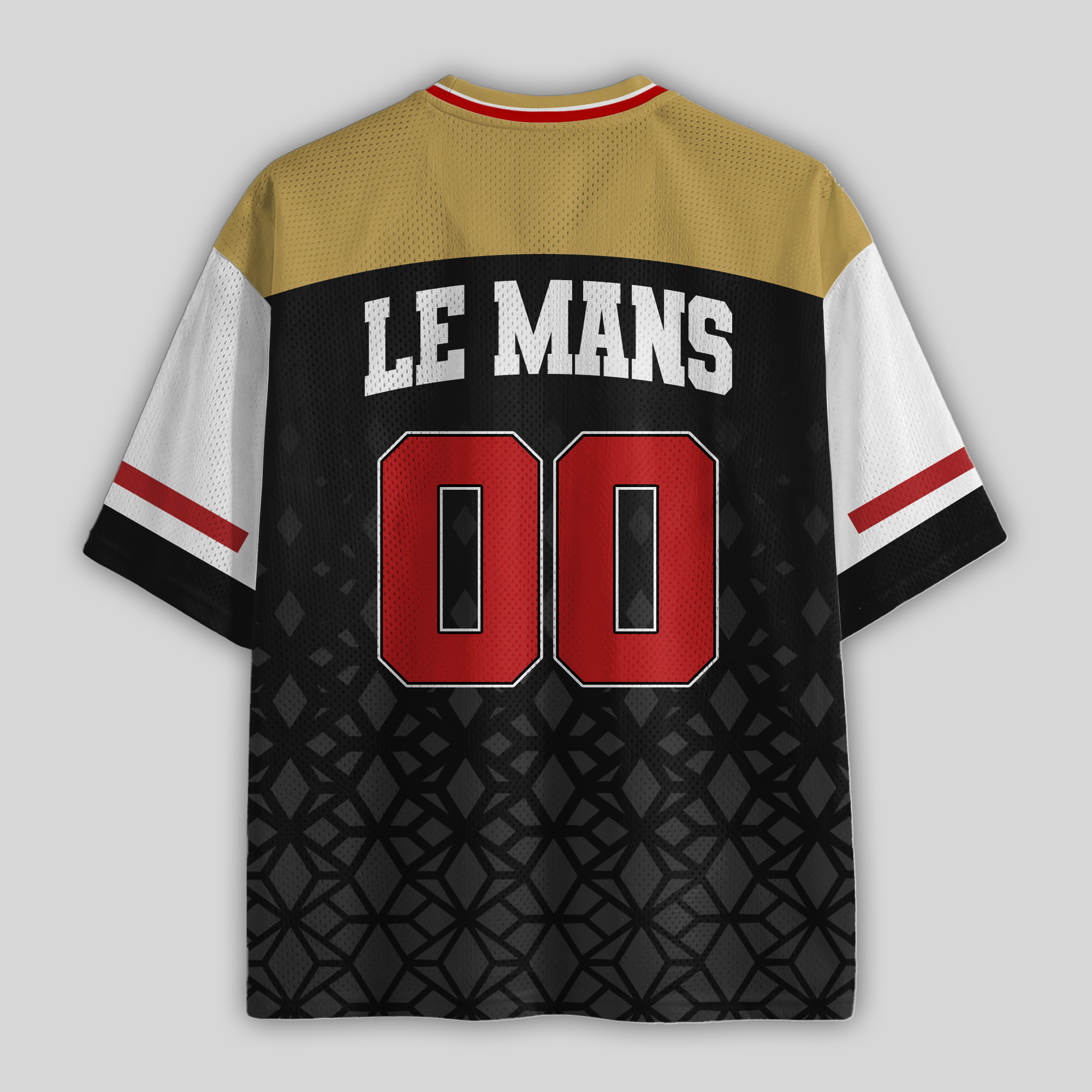 Custom V-Series Inspỉed Name & Number Racing Mesh Football Jersey