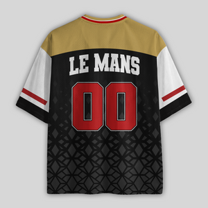 Custom V-Series Inspỉed Name & Number Racing Mesh Football Jersey
