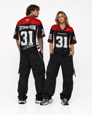 Ocon #31 Racing Mesh Football Jersey