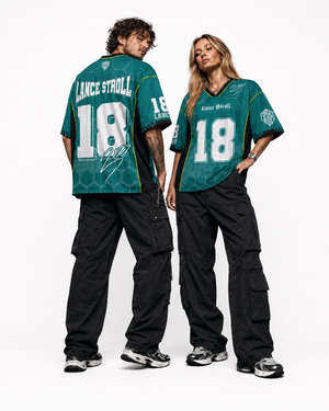 Stroll #18 Racing Mesh Football Jersey