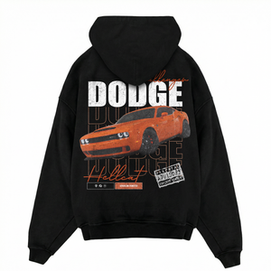 Black Hellcat Graphic Hoodie