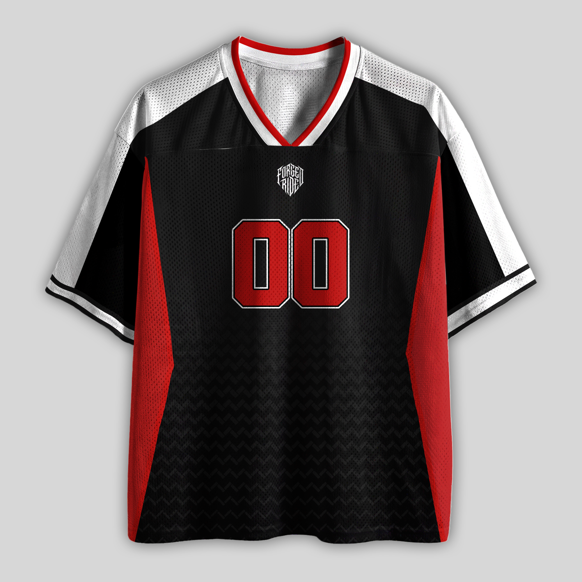 Custom American Racing #00 Mesh Football Jersey