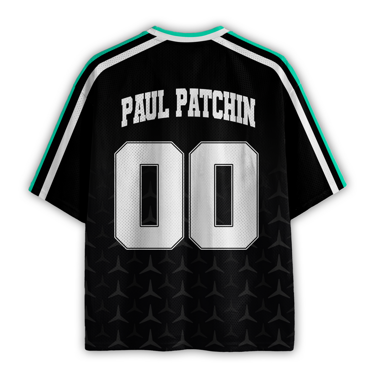 [Personalisiert] Silver Arrows Racing Name & Nummer - Mesh Football Jersey