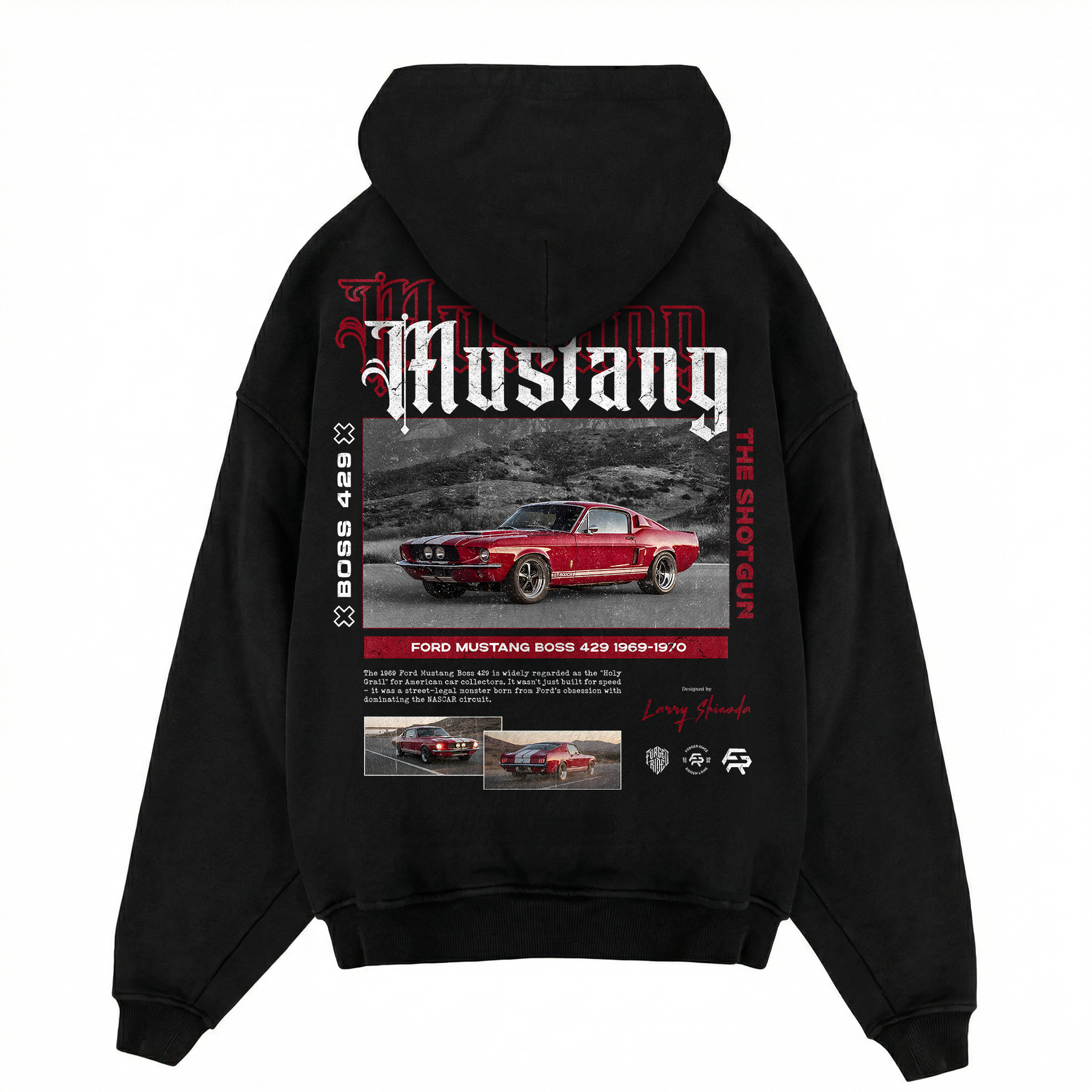 Mustang Boss 429 1969 Graphic Hoodie