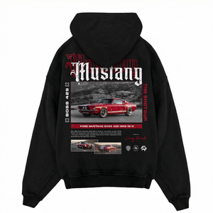 Mustang Boss 429 1969 Graphic Hoodie