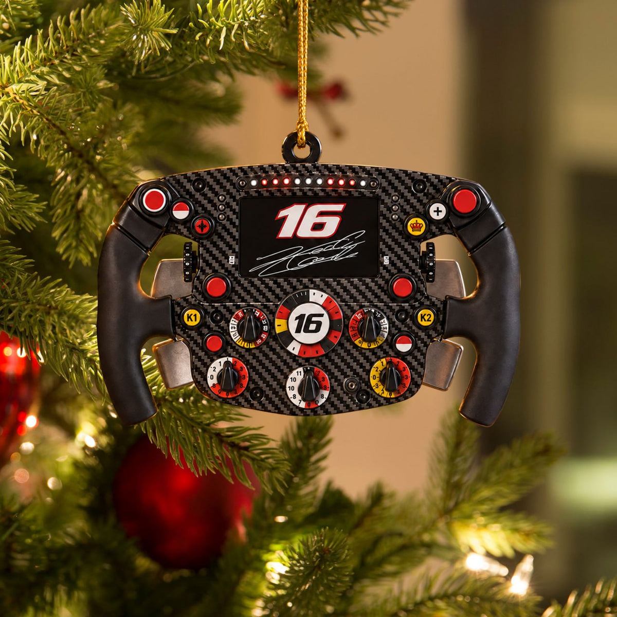 CL16 Charles Racing Suncatcher Ornament - Acrylic Window Hanging