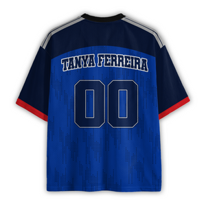 [Personalized] RB Racing Name & Number - Mesh Football Jersey