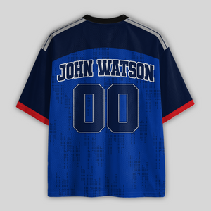 Custom RB Racing Champion DNA #00 Mesh Football Jersey