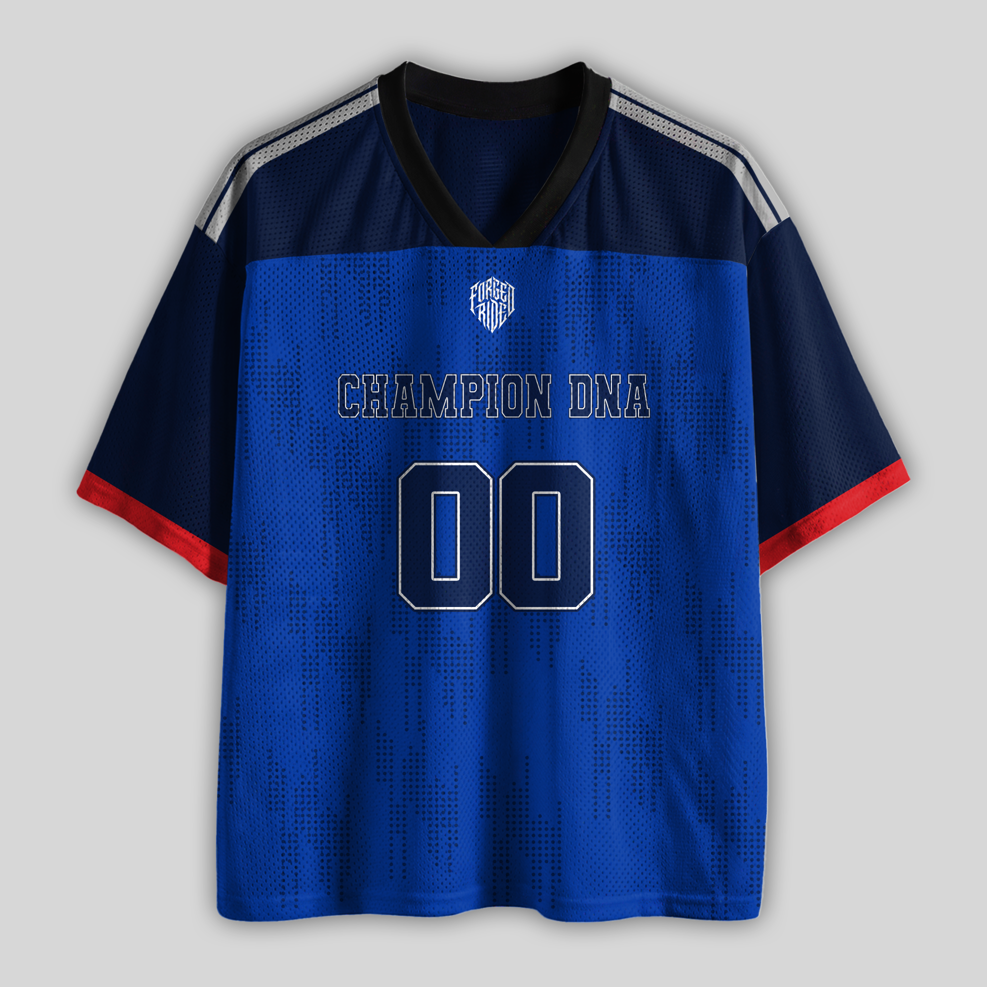 Custom RB Racing Champion DNA #00 Mesh Football Jersey