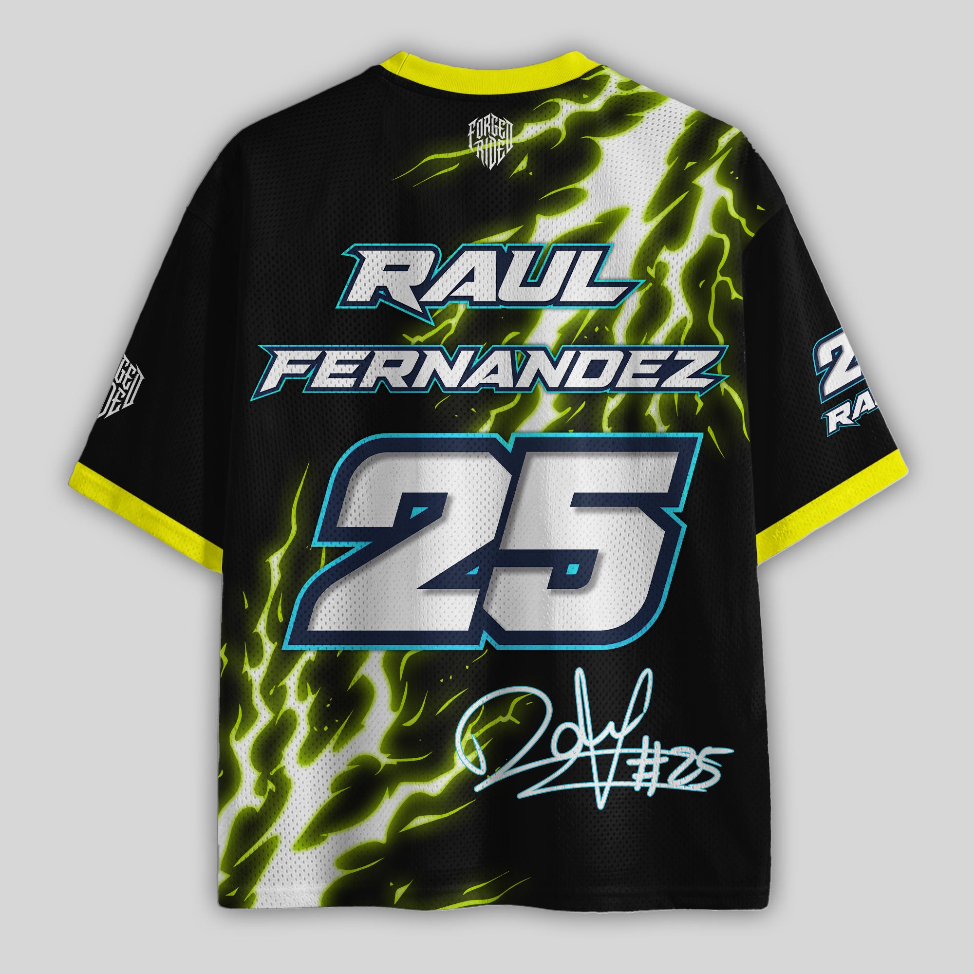'MT' Fernandez 25 House Racing Mesh Football Jersey