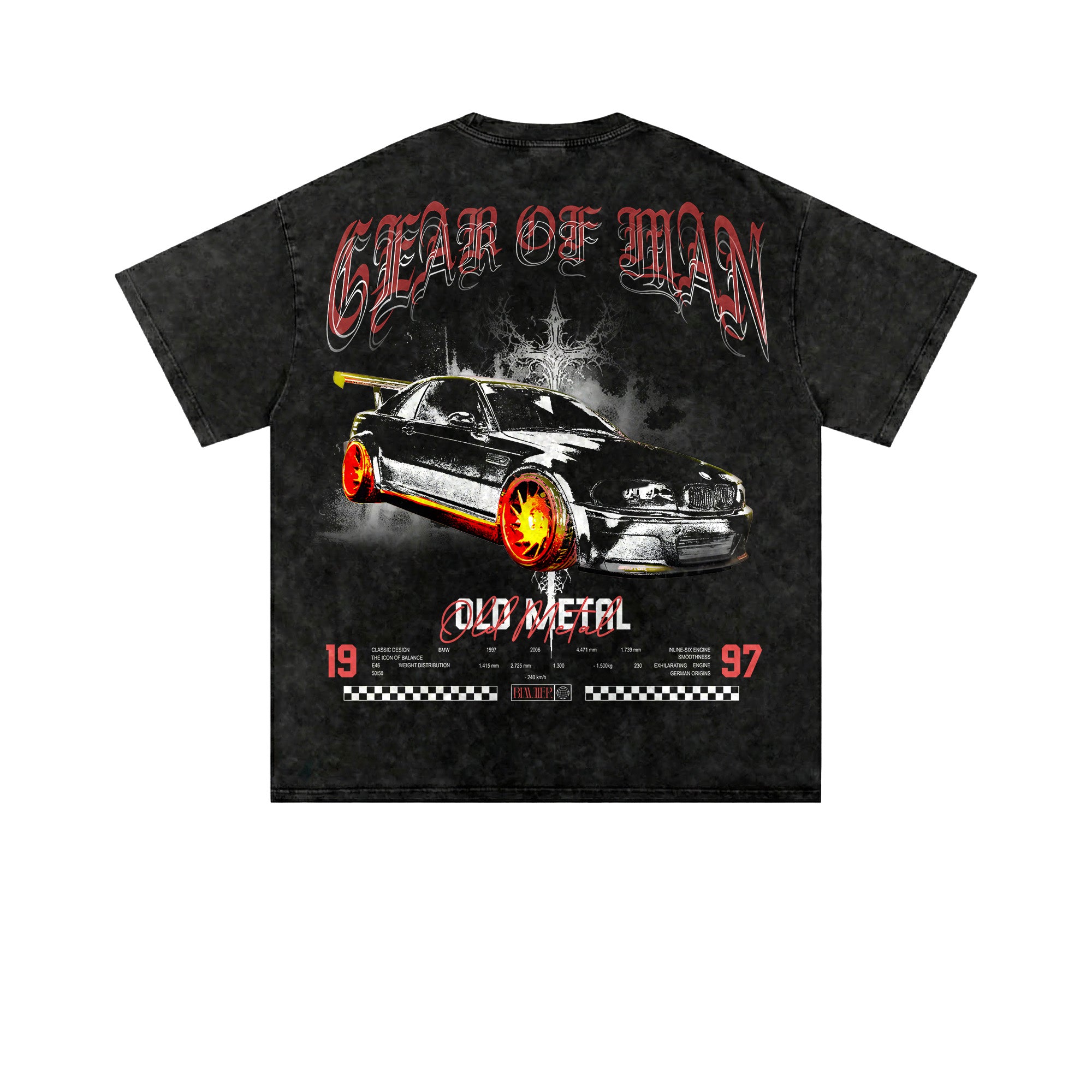 Gear Of Man Racing Graphic Mineral Washed